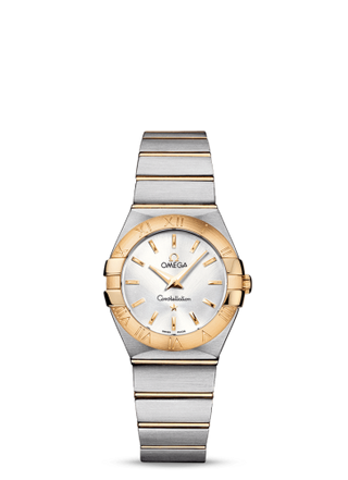 Omega - 123.20.27.60.02.002  Constellation Quartz 27 Brushed Stainless Steel / Yellow Gold / Silver