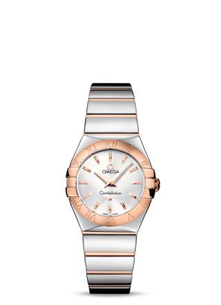 Omega - 123.20.27.60.02.003  Constellation Quartz 27 Polished Stainless Steel / Red Gold / Silver