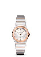 Omega Constellation Quartz 27 Polished Stainless Steel / Red Gold / Brown Supernova (123.20.27.60.02.003)