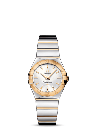 Omega - 123.20.27.60.02.004  Constellation Quartz 27 Polished Stainless Steel / Yellow Gold / Silver