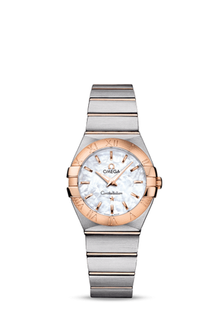 Omega - 123.20.27.60.05.001  Constellation Quartz 27 Brushed Stainless Steel / Red Gold / MOP