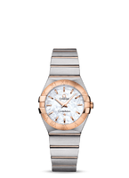 Omega Constellation Quartz 27 Brushed Stainless Steel / Red Gold / Silver (123.20.27.60.05.001)