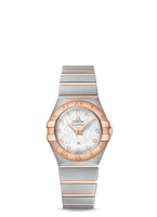 Omega Constellation Quartz 27 Brushed Stainless Steel / Silver Silk (123.20.27.60.52.002)