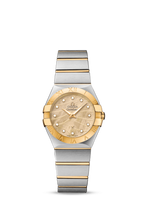 Omega Constellation Co-Axial 27 Brushed Yellow Gold / Champagne MOP (123.20.27.60.57.001)