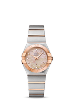 Omega Constellation Quartz 24 Brushed Red Gold / Diamond / MOP Stars (123.20.27.60.57.002)