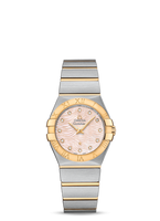 Omega Constellation Quartz 27 Brushed Stainless Steel / Red Gold / Pink MOP (123.20.27.60.57.005)