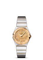 Omega Constellation Quartz 27 Polished Stainless Steel / Yellow Gold / MOP (123.20.27.60.58.002)