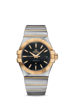 Omega Constellation Co-Axial 35 Stainless Steel / Yellow Gold / Diamond / Champagne (123.20.35.20.01.002)