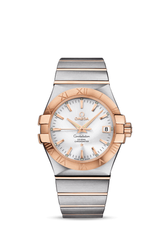 Omega - 123.20.35.20.02.001  Constellation Co-Axial 35 Stainless Steel / Red Gold / Silver