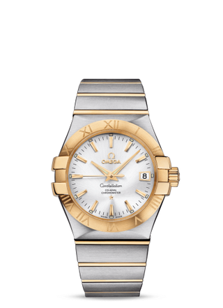 Omega - 123.20.35.20.02.002  Constellation Co-Axial 35 Stainless Steel / Yellow Gold / Silver