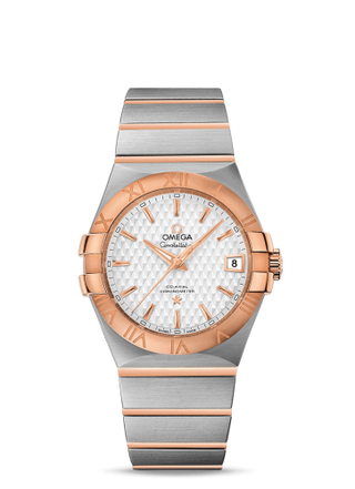 Omega - 123.20.35.20.02.005  Constellation Co-Axial 35 Stainless Steel / Red Gold / Lozenge Silver