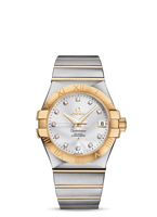 Omega Constellation Co-Axial 35 Stainless Steel / Yellow Gold / Champagne (123.20.35.20.52.002)