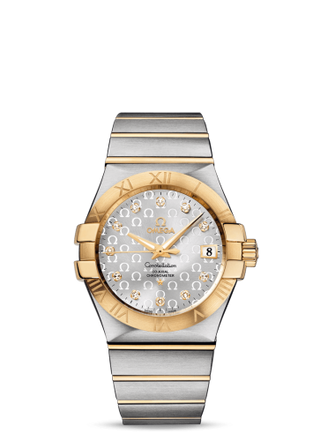 Omega - 123.20.35.20.52.004  Constellation Co-Axial 35 Stainless Steel / Yellow Gold / Silver Omega