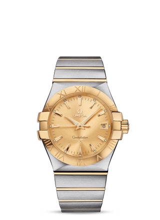 Omega - 123.20.35.60.08.001  Constellation Quartz 35 Stainless Steel / Yellow Gold / Champagne