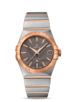 Omega Constellation Co-Axial 38 Stainless Steel / Yellow Gold / Grey (123.20.38.21.06.002)