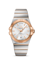 Omega Constellation Co-Axial 38 Day-Date Stainless Steel / Yellow Gold / Silver (123.20.38.22.02.001)