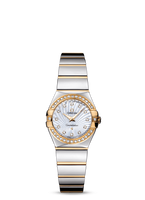 Omega Constellation Quartz 24 Polished Red Gold / Silver (123.25.24.60.55.008)