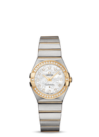 Omega Constellation Co-Axial 38 Day-Date Stainless Steel / Red Gold / Diamond / Silver (123.25.27.60.55.010)