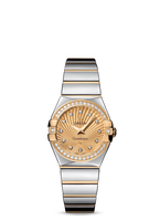 Omega Constellation Quartz 27 Polished Red Gold / Silver (123.25.27.60.58.002)