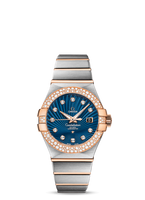 Omega Constellation Co-Axial 27 Brushed Red Gold / MOP Supernova (123.25.31.20.53.001)