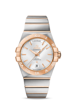 Omega Constellation Co-Axial 38 Day-Date Stainless Steel / Yellow Gold / Diamond / Silver (123.25.38.22.02.001)