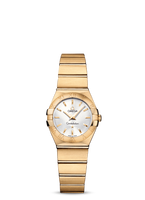 Omega Constellation Quartz 24 Brushed Yellow Gold / MOP (123.50.24.60.02.002)