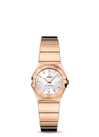 Omega Constellation Quartz 24 Polished Red Gold / Brown Supernova (123.50.24.60.02.003)