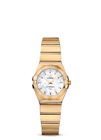 Omega Constellation Quartz 24 Brushed Yellow Gold / Champagne Supernova (123.50.24.60.05.002)