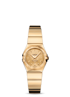 Omega Constellation Quartz 24 Polished Yellow Gold / Champagne Supernova (123.50.24.60.08.002)