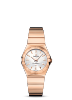 Omega Constellation Quartz 27 Polished Red Gold / Brown Supernova (123.50.27.60.02.003)