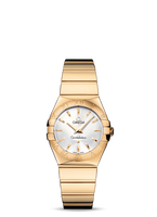 Omega Constellation Quartz 27 Polished Stainless Steel / Yellow Gold / Diamond / MOP Supernova (123.50.27.60.02.004)