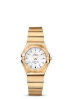 Omega Constellation Quartz 27 Brushed Yellow Gold / Silver (123.50.27.60.05.002)