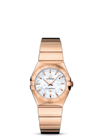 Omega Constellation Quartz 27 Polished Stainless Steel / Yellow Gold / Champagne Supernova (123.50.27.60.05.003)