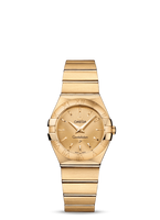 Omega Constellation Quartz 27 Brushed Yellow Gold / MOP (123.50.27.60.08.001)