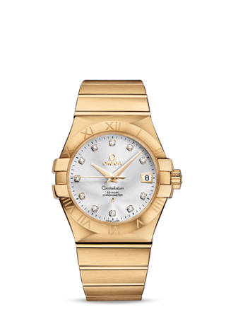 Omega - 123.50.35.20.52.002  Constellation Co-Axial 35 Yellow Gold / Silver