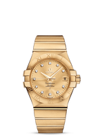 Omega Constellation Co-Axial 35 Yellow Gold / Diamond / Champagne (123.50.35.20.58.001)