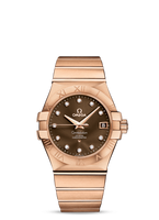 Omega Constellation Co-Axial 35 Red Gold / Brown (123.50.35.20.63.001)