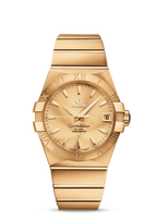 Omega Constellation Co-Axial 38 Yellow Gold / Silver (123.50.38.21.08.001)