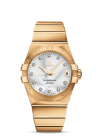 Omega Constellation Co-Axial 38 Yellow Gold / Champagne (123.50.38.21.52.002)