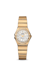 Omega Constellation Quartz 24 Brushed Red Gold / Diamond / MOP Omega (123.55.24.60.55.016)