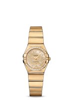 Omega Constellation Quartz 24 Brushed Red Gold / Blue Supernova (123.55.24.60.57.001)