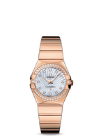 Omega Constellation Quartz 27 Polished Stainless Steel / Red Gold / Silver (123.55.27.60.55.005)