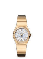 Omega Constellation Quartz 27 Polished Stainless Steel / Yellow Gold / Champagne (123.55.27.60.55.008)