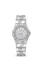 Omega Constellation Quartz 27 Polished White Gold / Snow / Diamond Supernova (123.55.27.60.55.012)