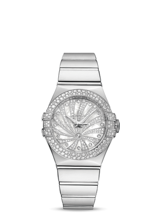 Omega - 123.55.31.20.55.011  Constellation Co-Axial 31 White Gold / Snow / Diamond Supernova