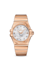 Omega Constellation Co-Axial 35 Yellow Gold / Diamond / Silver (123.55.35.20.52.003)