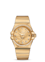 Omega Constellation Co-Axial 35 Yellow Gold / Diamond / Silver (123.55.35.20.58.001)