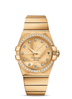 Omega Constellation Co-Axial 38 Yellow Gold / Champagne (123.55.38.21.58.001)