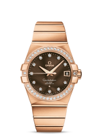 Omega Constellation Co-Axial 38 Red Gold / Diamond / Silver (123.55.38.21.63.001)