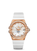 Omega Constellation Quartz 35 Stainless Steel / Diamond / White Supernova / Alligator (123.57.35.20.55.001)